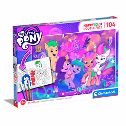 Clementoni Happy Color 104 pièces - Mon Petit Poney