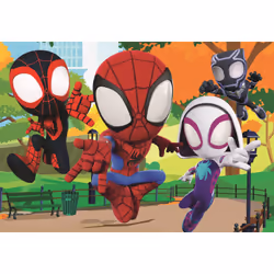 Clementoni Happy Color 104 pièces - Spidey et ses Amis Extraordinaires