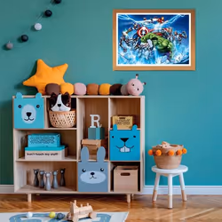 Clementoni Marvel Avengers Jeu de puzzle 104 pièce(s) Bandes dessinées