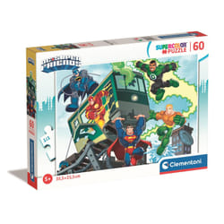 Clementoni Supercolor DC Comics Super Friends Jeu de puzzle 60 pièce(s) Bandes dessinées