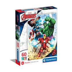 Clementoni Supercolor Marvel Avengers Jeu de puzzle 60 pièce(s) Bandes dessinées