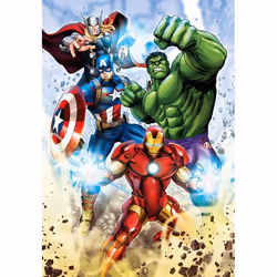 Clementoni Supercolor Marvel Avengers Jeu de puzzle 60 pièce(s) Bandes dessinées