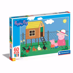 Clementoni Peppa Pig Supercolor 60 Maxi, 60 pièce(s), Dessins animés, 4 an(s)