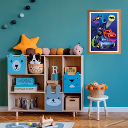 Clementoni Supercolor Batwheels Jeu de puzzle 60 pièce(s) Bandes dessinées