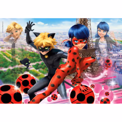 Clementoni Miraculous Jeu de puzzle 104 pièce(s) Dessins animés