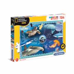 Clementoni National Geographic Kids 104 Pièces - Océan