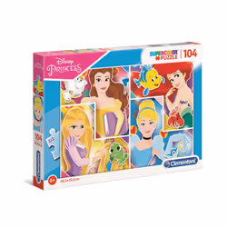 Clementoni Supercolor 104 Pièces - Princess, 6 an(s)