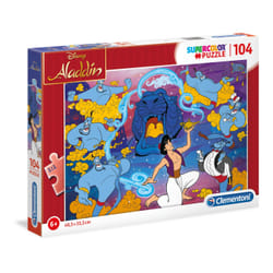 Clementoni Aladdin Jeu de puzzle 104 pièce(s) Dessins animés