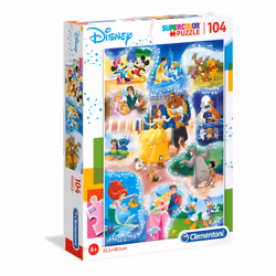 Clementoni Supercolor 104 Pièces - Disney Multi (Dance Time)