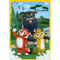 Clementoni Supercolor 27547 puzzle Jeu de puzzle 104 pièce(s) Animaux
