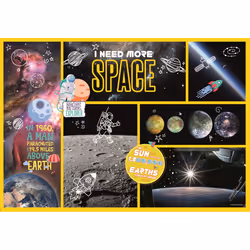 Clementoni National Geographic Kids 180 pièces - Espace, 6 an(s)