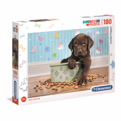 Clementoni Supercolor 180 Pièces - Chiot Et Ses Croquettes