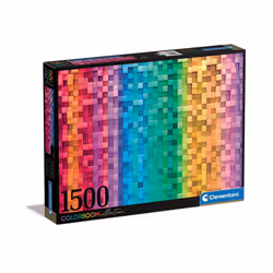 Clementoni Puzzle Colorboom Collection Pixel 1500 Pièces