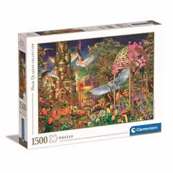 Clementoni - 1500p Woodland Fantasy - 592 x 843 cm - Avec poster