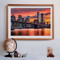 Clementoni High Quality Collection East River at Dusk Jeu de puzzle 1500 pièce(s) Paysage