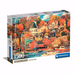 Clementoni High Quality Collection Good Times Harbor, 1500 pièce(s), Art, 18 an(s)