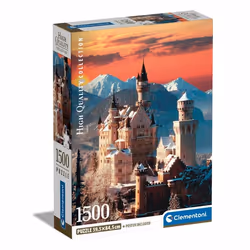 Clementoni High Quality Collection Neuschwanstein, 1500 pièce(s), Paysage, 18 an(s)