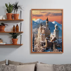 Clementoni High Quality Collection Neuschwanstein Jeu de puzzle 1500 pièce(s) Paysage