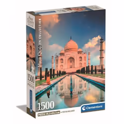Clementoni High Quality Collection Compact 1500 pièces - Taj Mahal, 1500 pièce(s), Paysage, 18 an(s)