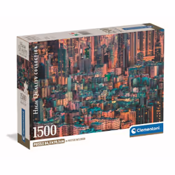 Clementoni Compact 1500 pièces - Hong-Kong, The Hive, 14 an(s)