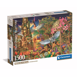 Clementoni Compact 1500 pièces - Woodland Fantasy Garden, 14 an(s)