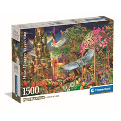 Clementoni Compact 1500 pièces - Woodland Fantasy Garden