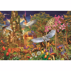 Clementoni Compact 1500 pièces - Woodland Fantasy Garden