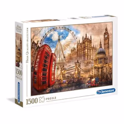 Clementoni Vintage London, 1500 pièce(s), Ville, 14 an(s)