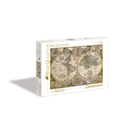 Clementoni Old Map Jeu de puzzle 3000 pièce(s) Cartes