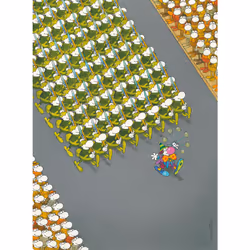 Clementoni The March Jeu de puzzle 500 pièce(s) Humoristique