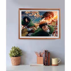 Clementoni Attack on Titan Jeu de puzzle 500 pièce(s) Bandes dessinées