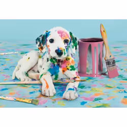 Puzzle 500 pièces - CLEMENTONI - Dalmatien rigolo - Animaux - Blanc - 10 ans