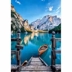 Clementoni High Quality Collection Braies Lake Jeu de puzzle 500 pièce(s) Paysage