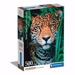 Clementoni High Quality Collection Jaguar in the Jungle, 500 pièce(s), Animaux, 18 an(s)