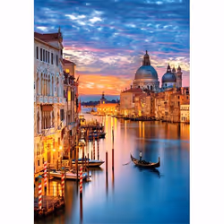 Clementoni High Quality Collection Lighting Venice Jeu de puzzle 500 pièce(s) Paysage