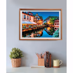 Clementoni High Quality Collection Strasbourg Old Town Jeu de puzzle 500 pièce(s) Paysage
