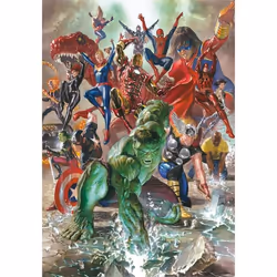Puzzle 500 pièces Clementoni Compact Marvel The Avengers