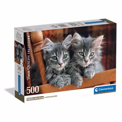 Clementoni High Quality Collection Kittens - 500 pièces, 500 pièce(s), Animaux, 18 an(s)