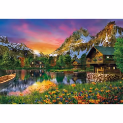 Clementoni High Quality Collection 6000 pièces - Alpine Lake, 6000 pièce(s), Paysage, 10 an(s)