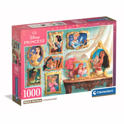 Clementoni Compact 1000 pièces - Disney Princess, 14 an(s)