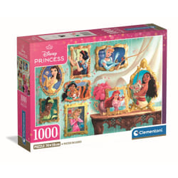 Clementoni Compact 1000 pièces - Disney Princess