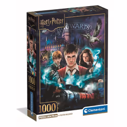 Clementoni Compact 1000 pièces - Harry Potter, 14 an(s)