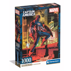 Clementoni Compact 1000 pièces - Marvel, Captain America, 14 an(s)