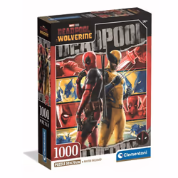 Clementoni Compact 1000 pièces - Marvel, Deadpool, 14 an(s)