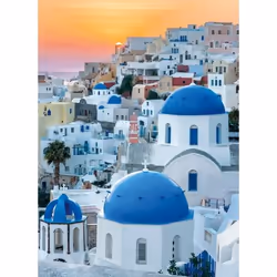 Clementoni Santorini Jeu de puzzle 1000 pièce(s) Ville
