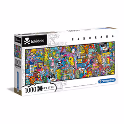 Clementoni Panorama 1000 Pièces - Tokidoki, 1000 pièce(s), Dessins animés, 10 an(s)