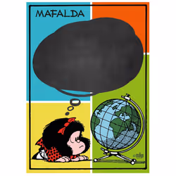 Clementoni Mafalda - Blackboard 1000 pièces