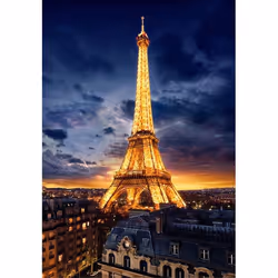 Clementoni Compact puzzle 1000 pièces - Tour Eiffel - Vue supplémentaire 2