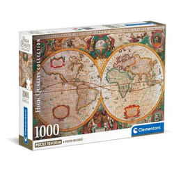 Clementoni Old map Jeu de puzzle 1000 pièce(s) Cartes