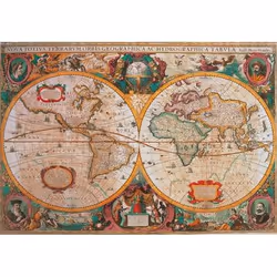 Clementoni Old map Jeu de puzzle 1000 pièce(s) Cartes